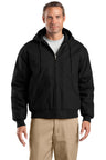 CornerStone ®  Tall Duck Cloth Hooded Work Jacket. TLJ763H - CornerStone TLJ763H