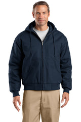 CornerStone ®  Tall Duck Cloth Hooded Work Jacket. TLJ763H - CornerStone TLJ763H