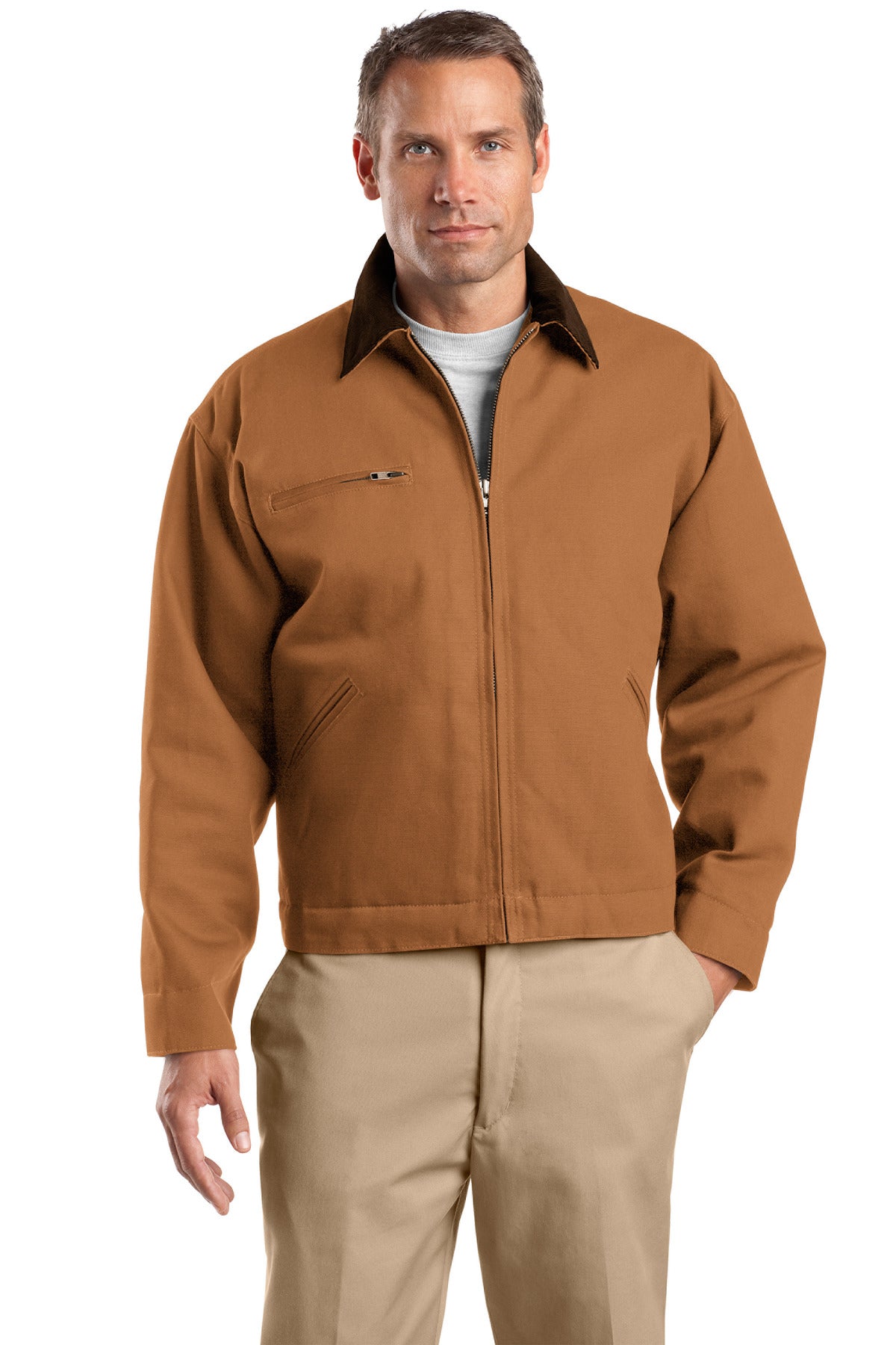 CornerStone ®  Tall Duck Cloth Work Jacket. TLJ763 - CornerStone TLJ763