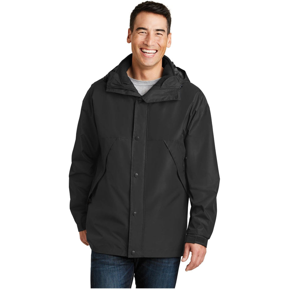 Port Authority ® 3-in-1 Jacket. J777 - Port Authority J777 Outerwear Port Authority Black/ Black XS