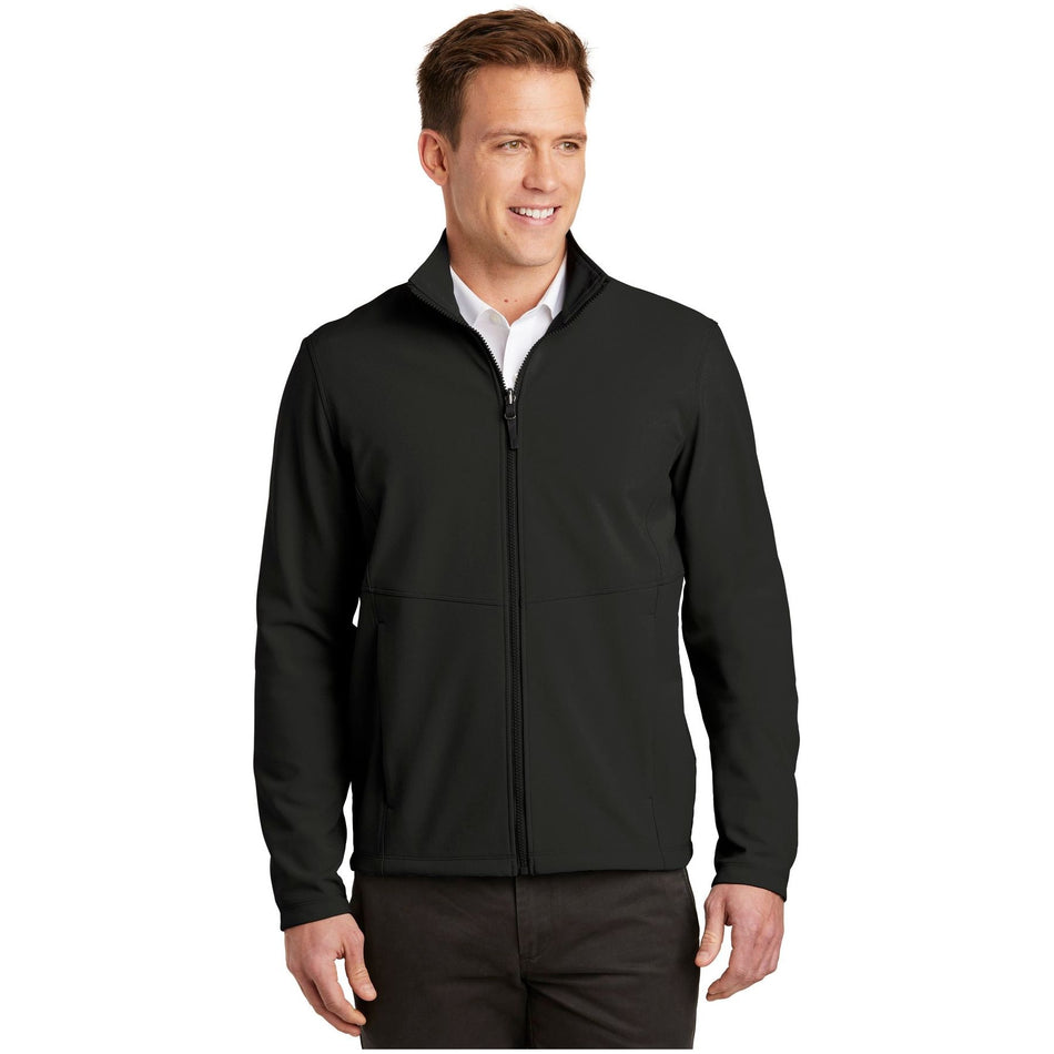 Port Authority ® Collective Soft Shell Jacket. J901 - Port Authority J901 Outerwear Port Authority Deep Black XS