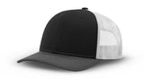 Joe's USA Original Trucker Hat JOE112 - Black/Charcoal/White - Main View