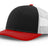 Joe's USA Original Trucker Hat JOE112 - Black/Red/White - Main View