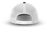 Joe's USA Original Trucker Hat JOE112 - Black/White - Angle View 3