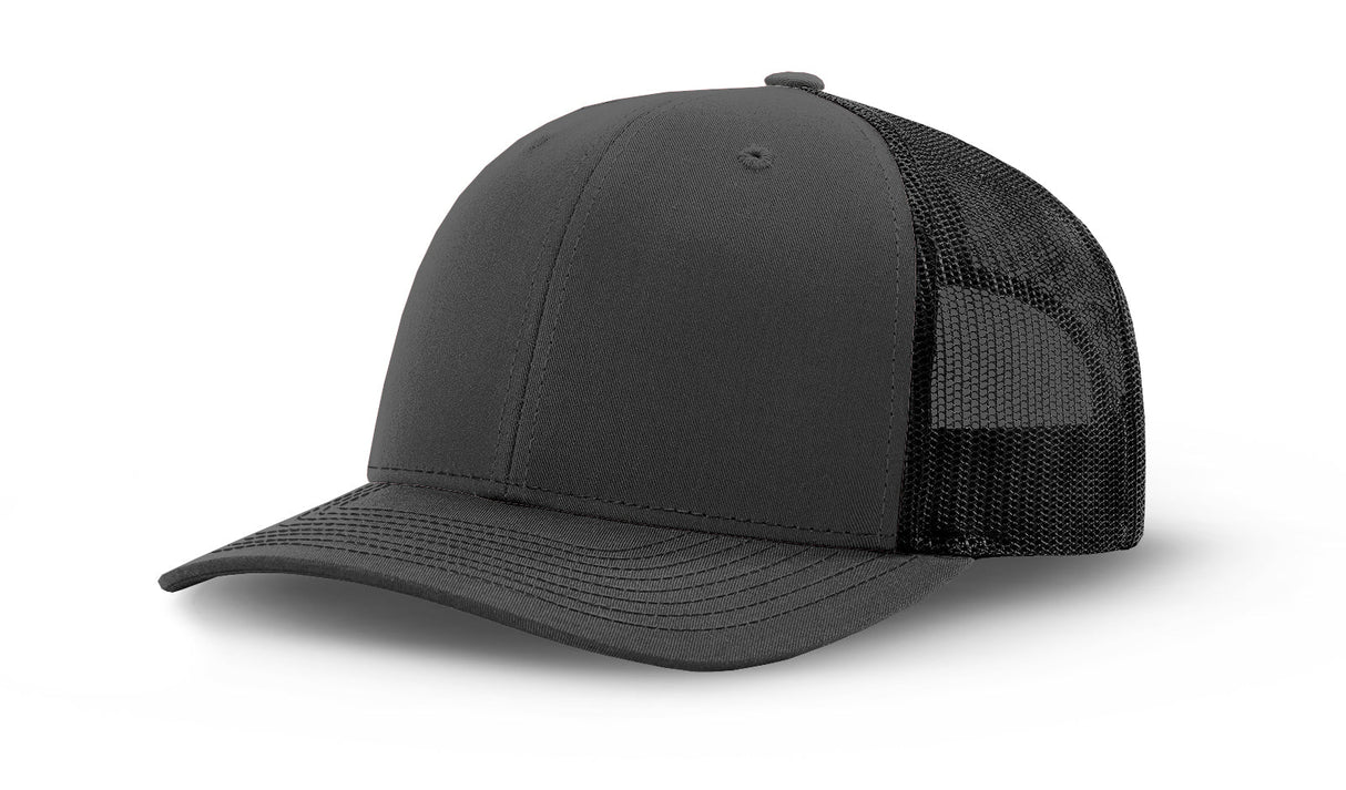 Joe's USA Original Trucker Hat JOE112 - Charcoal/Black - Main View
