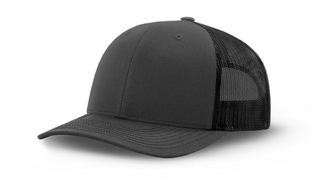 Joe's USA Original Trucker Hat JOE112 - Charcoal/Black - Main View