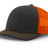 Joe's USA Original Trucker Hat JOE112 - Charcoal/Blaze Orange - Main View