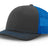 Joe's USA Original Trucker Hat JOE112 - Charcoal/Neon Blue - Main View