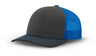 Joe's USA Original Trucker Hat JOE112 - Charcoal/Neon Blue - Main View