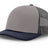 Joe's USA Original Trucker Hat JOE112 - Gray/Navy/Charcoal - Main View