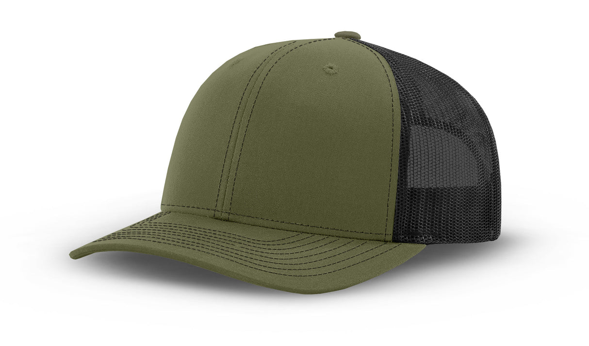 Joe's USA Original Trucker Hat JOE112 - Loden Green/Black - Main View