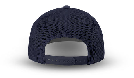 Joe's USA Original Trucker Hat JOE112 - Navy - Angle View 3