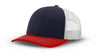 Joe's USA Original Trucker Hat JOE112 - Navy/Red/White - Main View