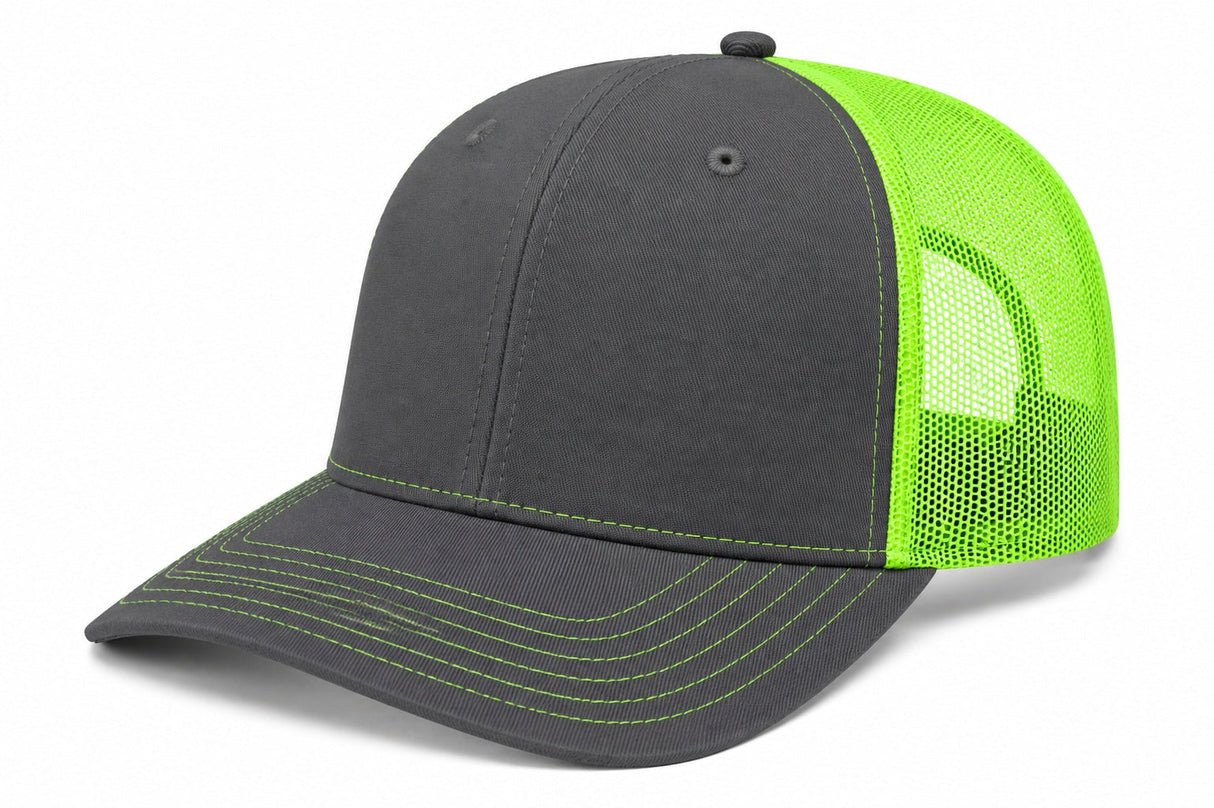 Joe's USA Classic Pro Mesh Trucker Hat | Structured 6-Panel Snapback (JOE112)