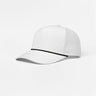 Joe's USA 5-Panel Rope Golf Hat | Water-Repellent Perforated Snapback Cap