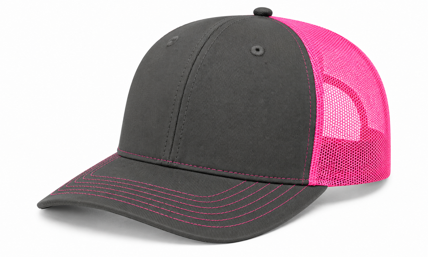 Joe's USA Classic Pro Mesh Trucker Hat | Structured 6-Panel Snapback (JOE112)