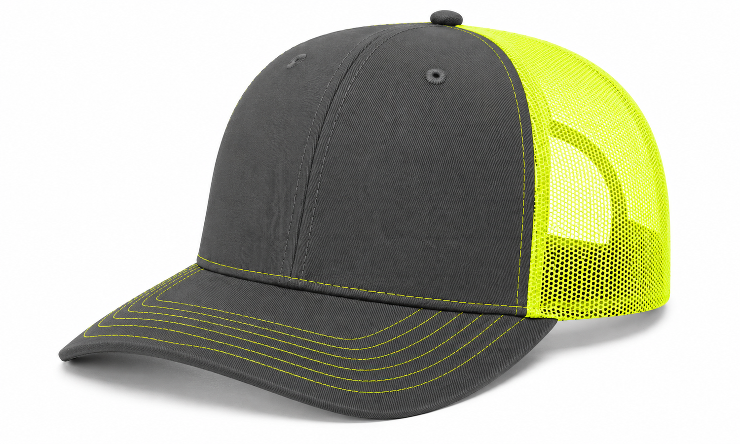 Joe's USA Classic Pro Mesh Trucker Hat | Structured 6-Panel Snapback (JOE112)