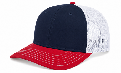 Joe's USA Classic Pro Mesh Trucker Hat | Structured 6-Panel Snapback (JOE112)