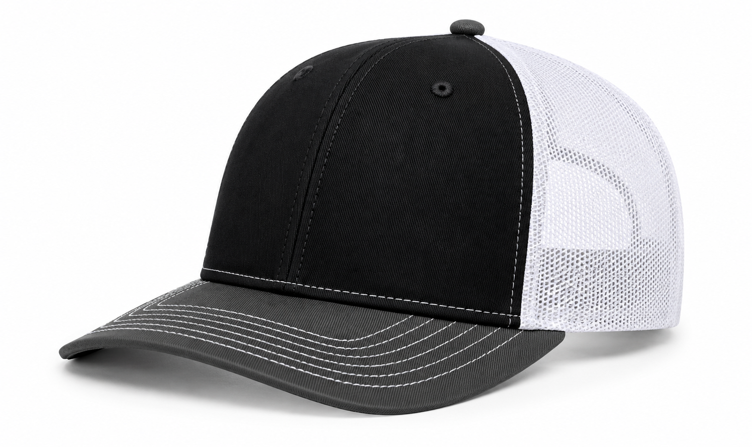 Joe's USA Classic Pro Mesh Trucker Hat | Structured 6-Panel Snapback (JOE112)