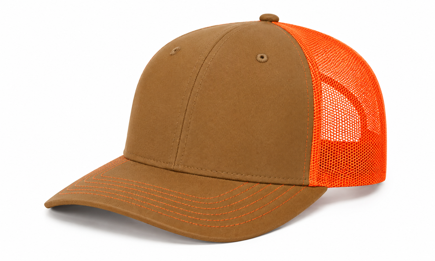 Joe's USA Classic Pro Mesh Trucker Hat | Structured 6-Panel Snapback (JOE112)