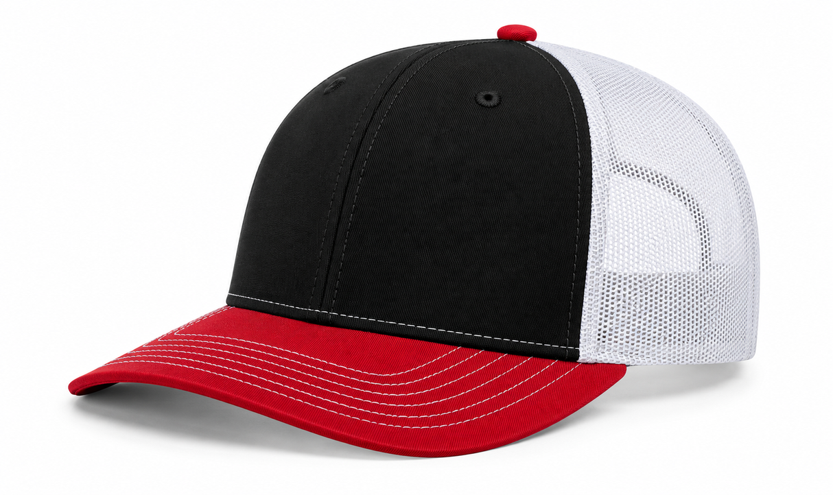 Joe's USA Classic Pro Mesh Trucker Hat | Structured 6-Panel Snapback (JOE112)