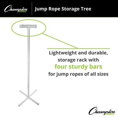 Champion Sports JUMP ROPE STORAGE TREE