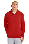 Sport-Tek ®  Repeat 1/2-Zip Long Sleeve Hooded Jacket JST488 - Sport-Tek JST488