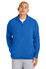 Sport-Tek ®  Repeat 1/2-Zip Long Sleeve Hooded Jacket JST488 - Sport-Tek JST488