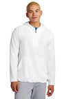 Sport-Tek JST488 Repeat 1/2-Zip Long Sleeve Hooded Jacket