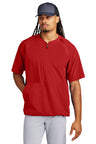 Sport-Tek JST489 Repeat 1/2-Zip Short Sleeve Jacket Wholesale Athletic Warm-Up Jackets
