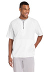 Sport-Tek JST489 Repeat 1/2-Zip Short Sleeve Jacket Wholesale Athletic Warm-Up Jackets