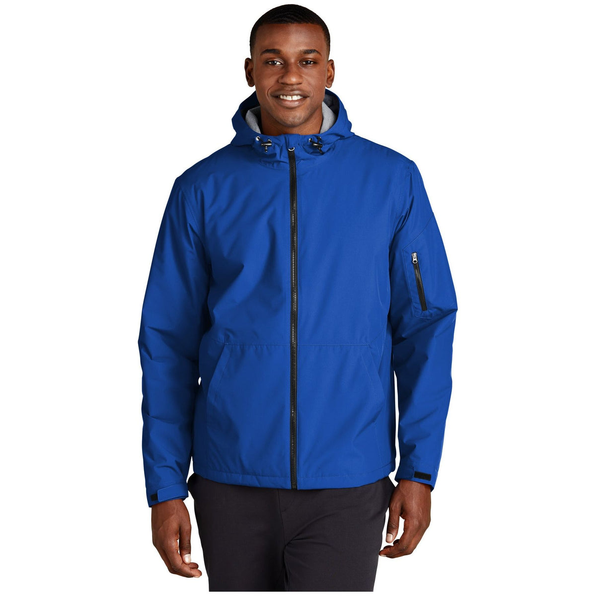 Sport-Tek ® Waterproof Insulated Jacket JST56 - Sport-Tek JST56 Outerwear Sport-Tek True Royal XS