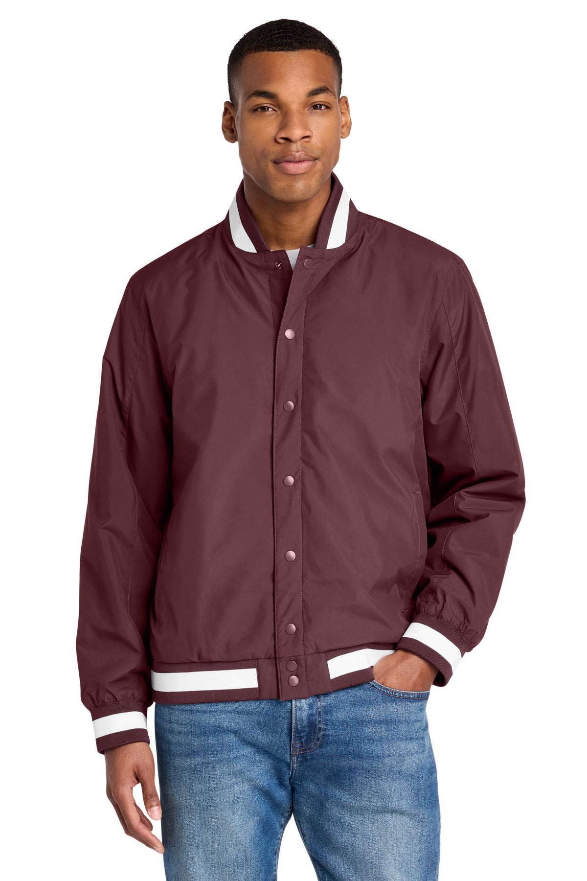 Sport-Tek JST58 Insulated Varsity Jacket