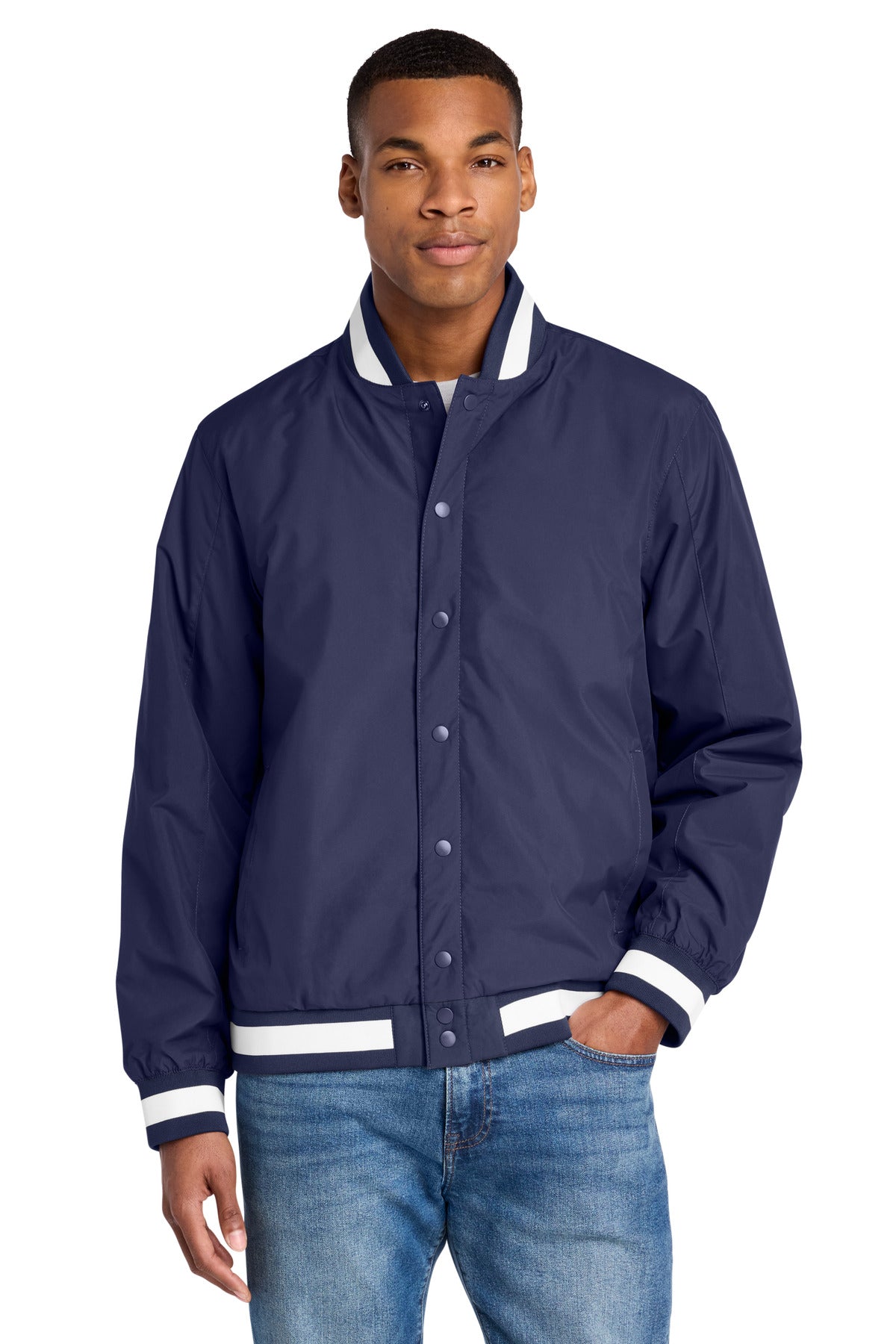Sport-Tek JST58 Insulated Varsity Jacket