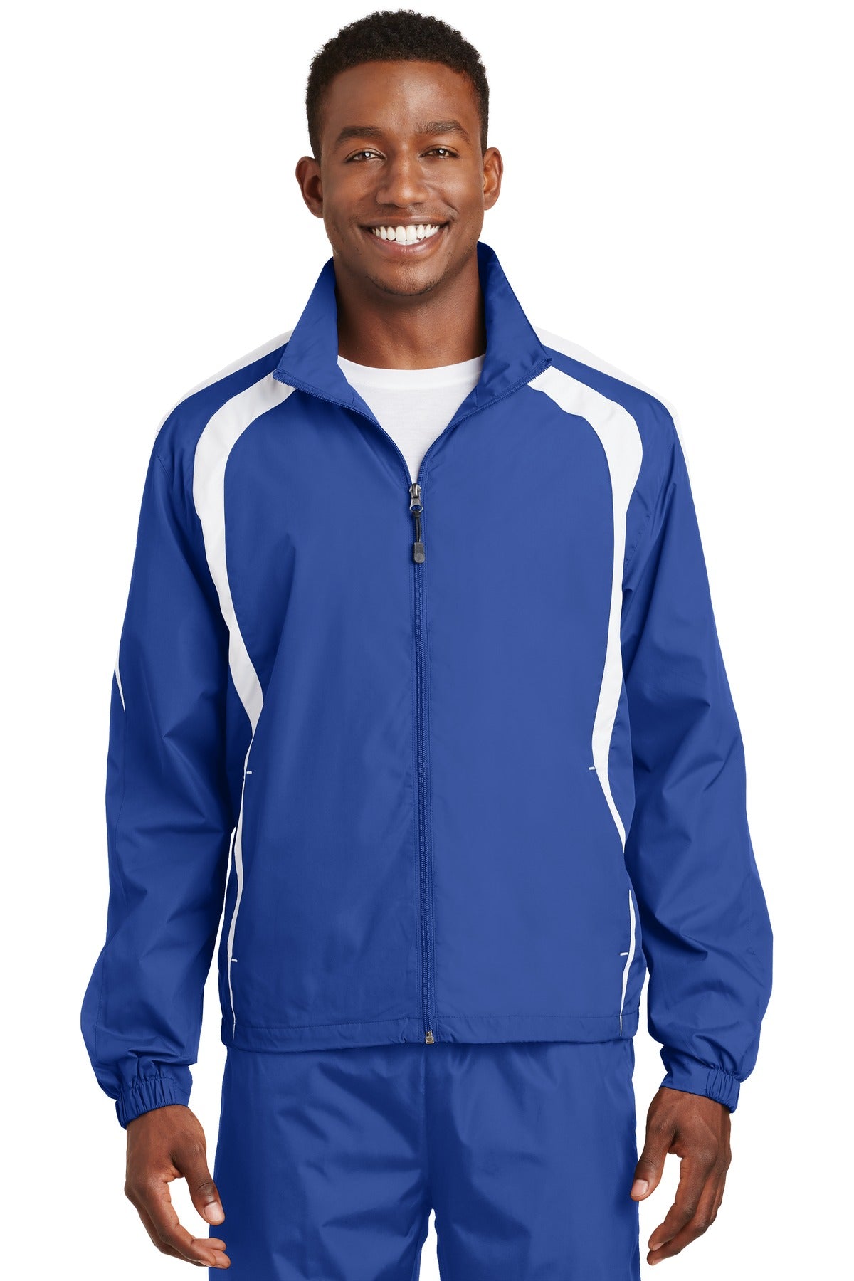 Sport-Tek ® Colorblock Raglan Jacket. JST60 - Sport-Tek JST60 Activewear Sport-Tek