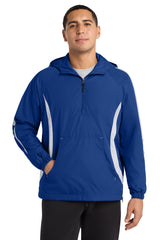 Sport-Tek JST63 Colorblock Raglan Anorak