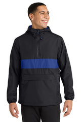 Sport-Tek ®  Zipped Pocket Anorak. JST65 - Sport-Tek JST65