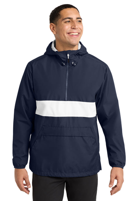 Sport-Tek ®  Zipped Pocket Anorak. JST65 - Sport-Tek JST65