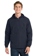 Sport-Tek JST66 Packable Anorak Lightweight Water-Resistant Windbreaker Jacket