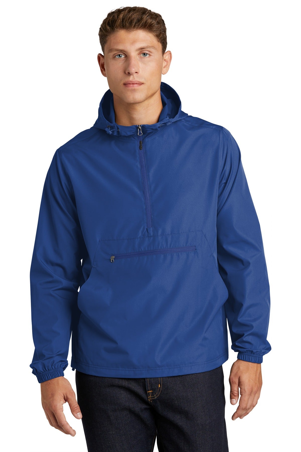 Sport-Tek ® Packable Anorak. JST66 - Sport-Tek JST66 Outerwear Sport-Tek