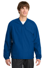 Sport-Tek JST72 V-Neck Raglan Wind Shirt