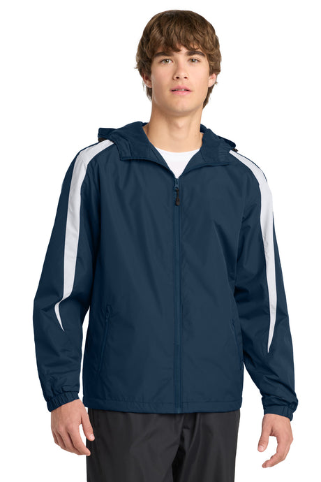 Sport-Tek ®  Fleece-Lined Colorblock Jacket. JST81 - Sport-Tek JST81
