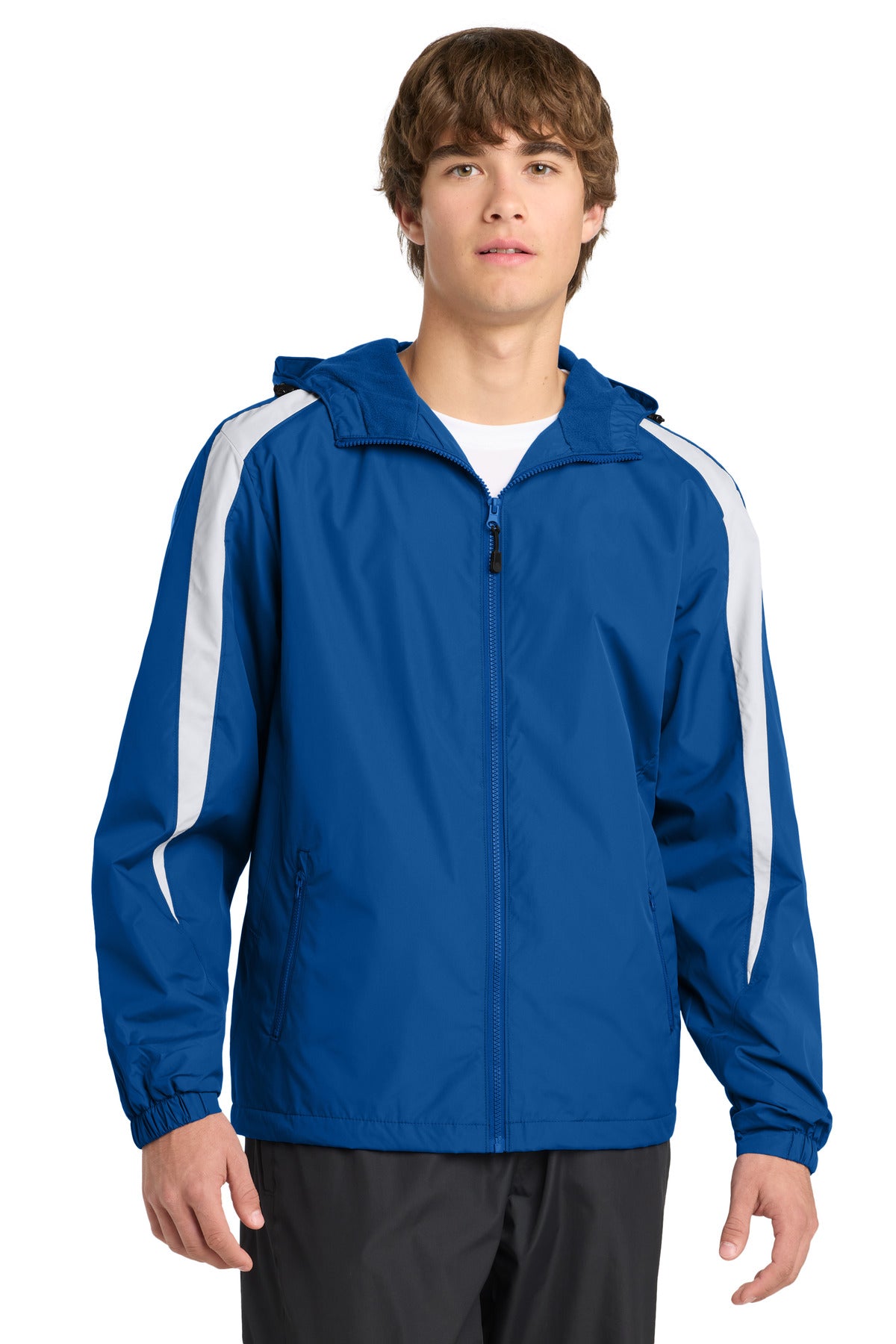 Sport-Tek JST81 Fleece-Lined Colorblock Jacket