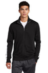 Sport-Tek  ®  Tricot Sleeve Stripe Track Jacket. JST94 - Sport-Tek JST94