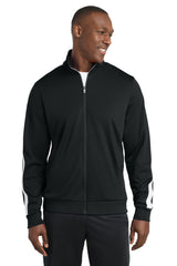 Sport-Tek JST94 Tricot Sleeve Stripe Track Jacket