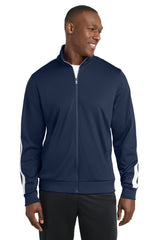 Sport-Tek JST94 Tricot Sleeve Stripe Track Jacket