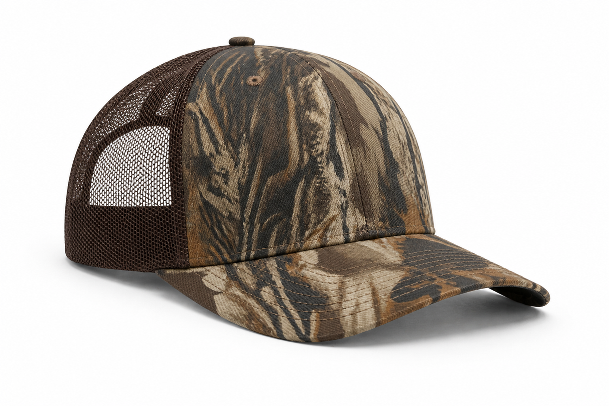 Joe's USA Licensed Camo Mesh Cap - Mossy Oak & Advantage Classic