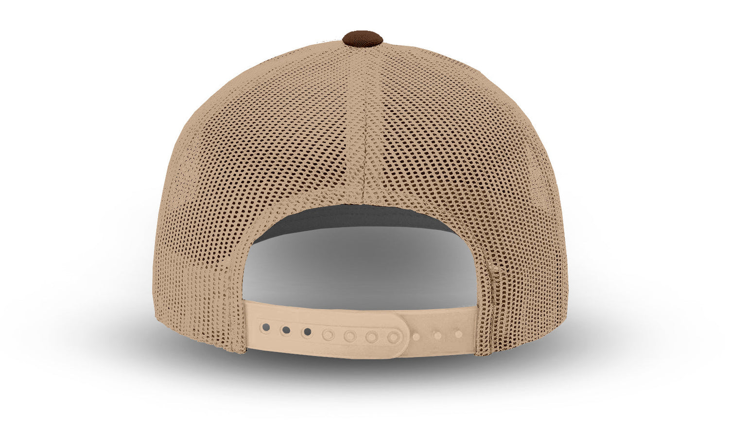Joe's USA Original Trucker Hat JOE112 - Brown/Khaki - Angle View 3