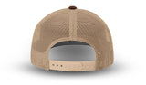 Joe's USA Original Trucker Hat JOE112 - Brown/Khaki - Angle View 3