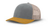 Joe's USA Original Trucker Hat JOE112 - Heather Gray/Amber/Stone - Main View
